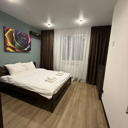 у львові на вулиці під голоском 15б 110 з чудовим видом на місто Appartamento Leopoli