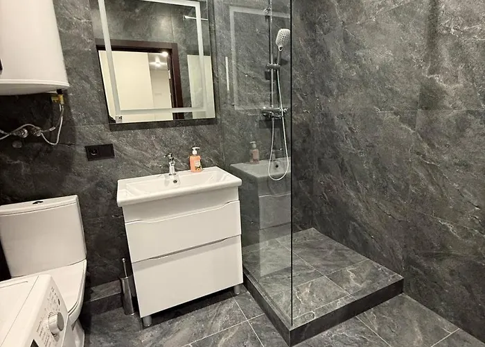 у львові на вулиці під голоском 15б 110 з чудовим видом на місто 公寓