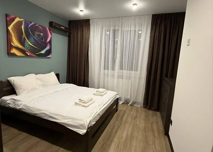 у львові на вулиці під голоском 15б 110 з чудовим видом на місто Apartamento Leópolis