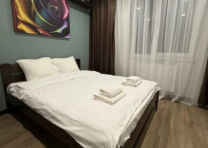 у львові на вулиці під голоском 15б 110 з чудовим видом на місто Apartamento