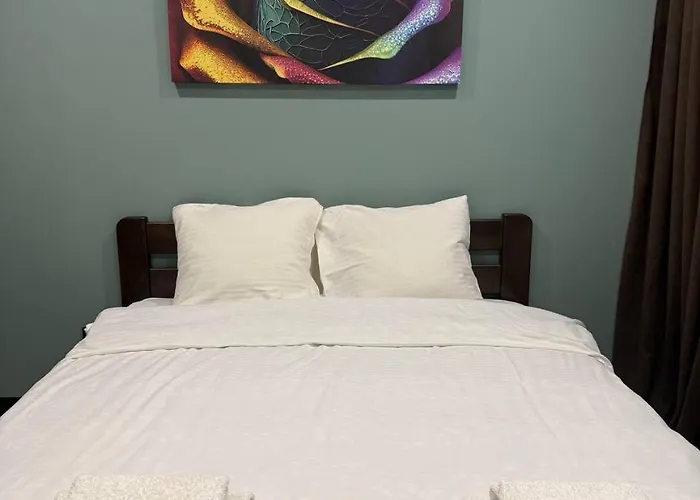 у львові на вулиці під голоском 15б 110 з чудовим видом на місто 公寓