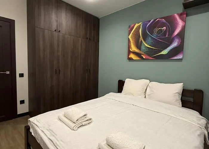 у львові на вулиці під голоском 15б 110 з чудовим видом на місто アパート