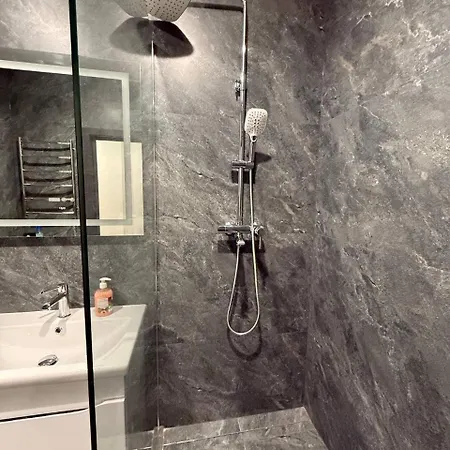 у львові на вулиці під голоском 15б 110 з чудовим видом на місто Apartament Lwów