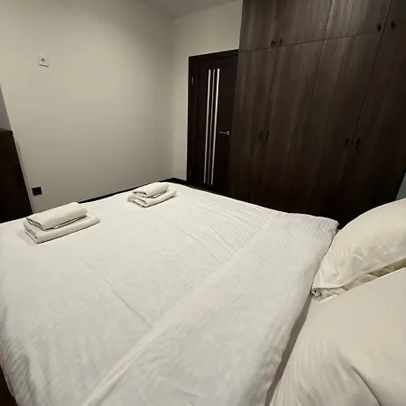у львові на вулиці під голоском 15б 110 з чудовим видом на місто Apartament *