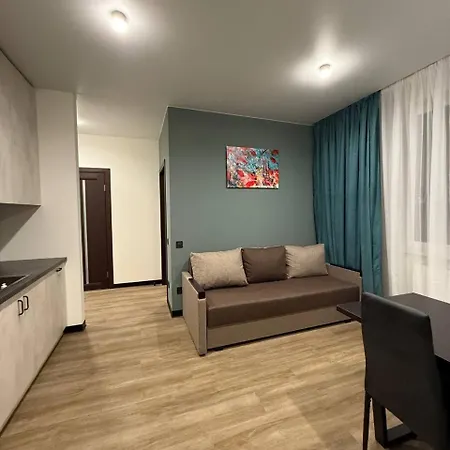 у львові на вулиці під голоском 15б 110 з чудовим видом на місто Apartament *